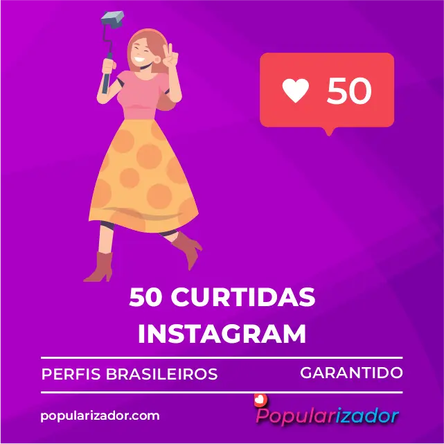 50 Curtidas Instagram