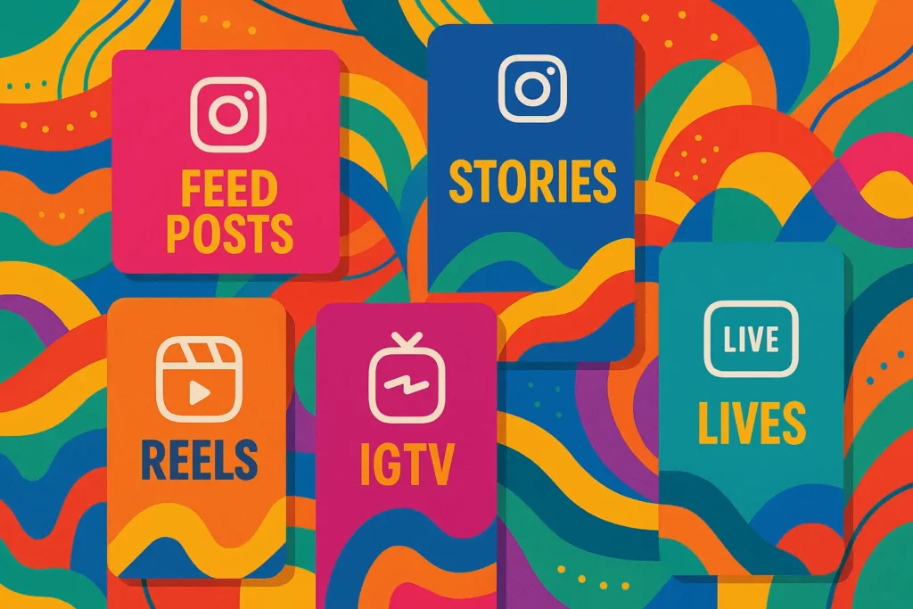 Formatos de conteúdo para estratégia de marketing no Instagram