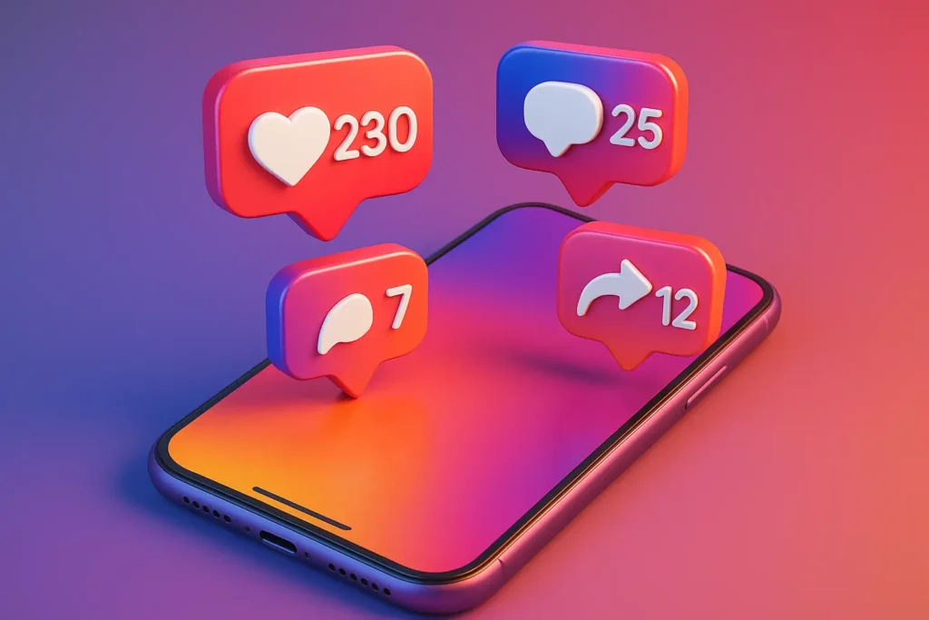Métricas de engajamento para aumentar alcance Instagram