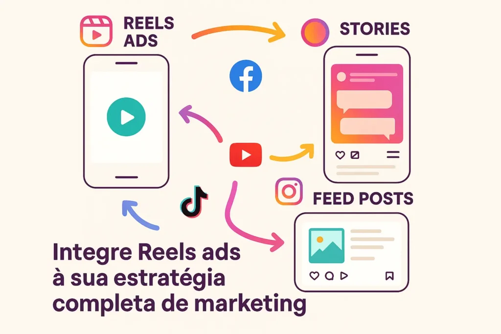 estratégia marketing Instagram Reels integrada